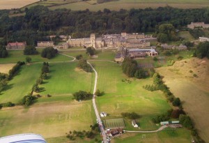 Ampleforth_from_air